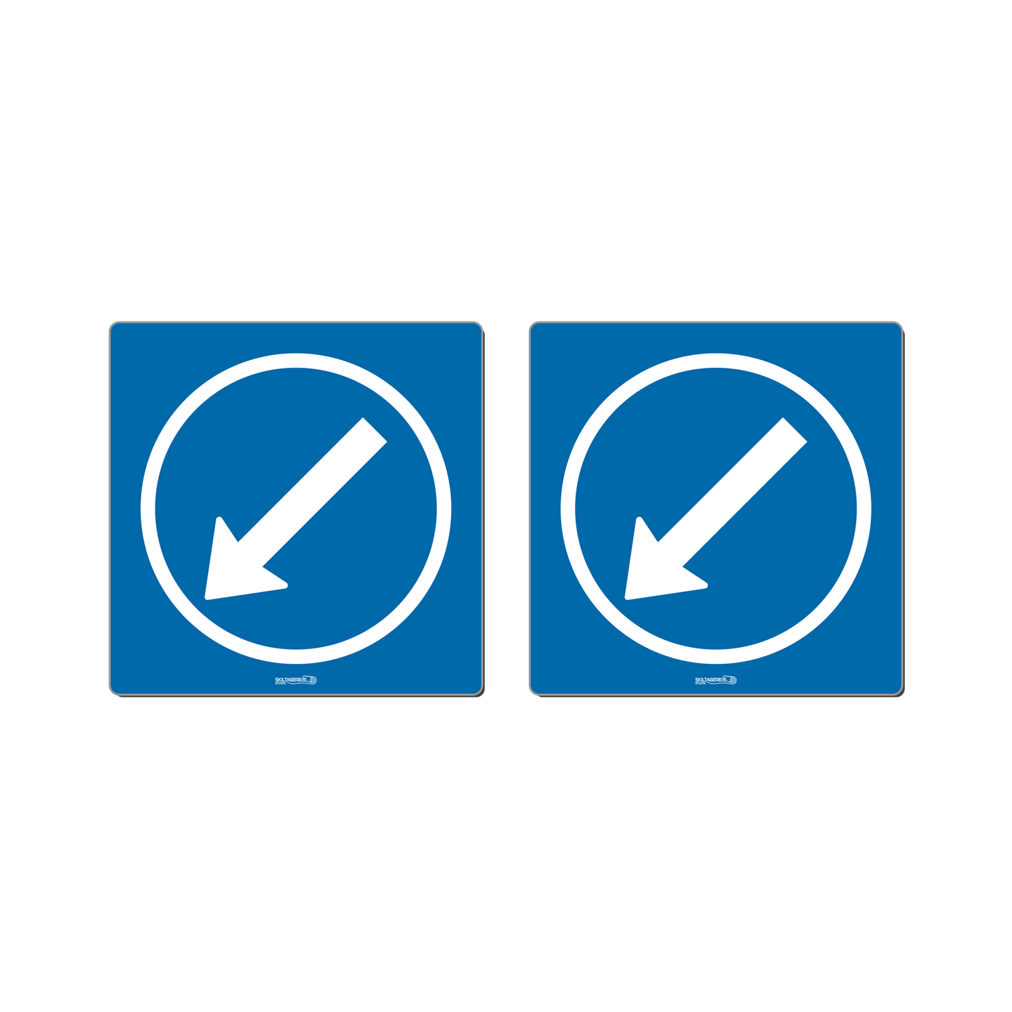 Skilti - Ör Vinstri báðum megin