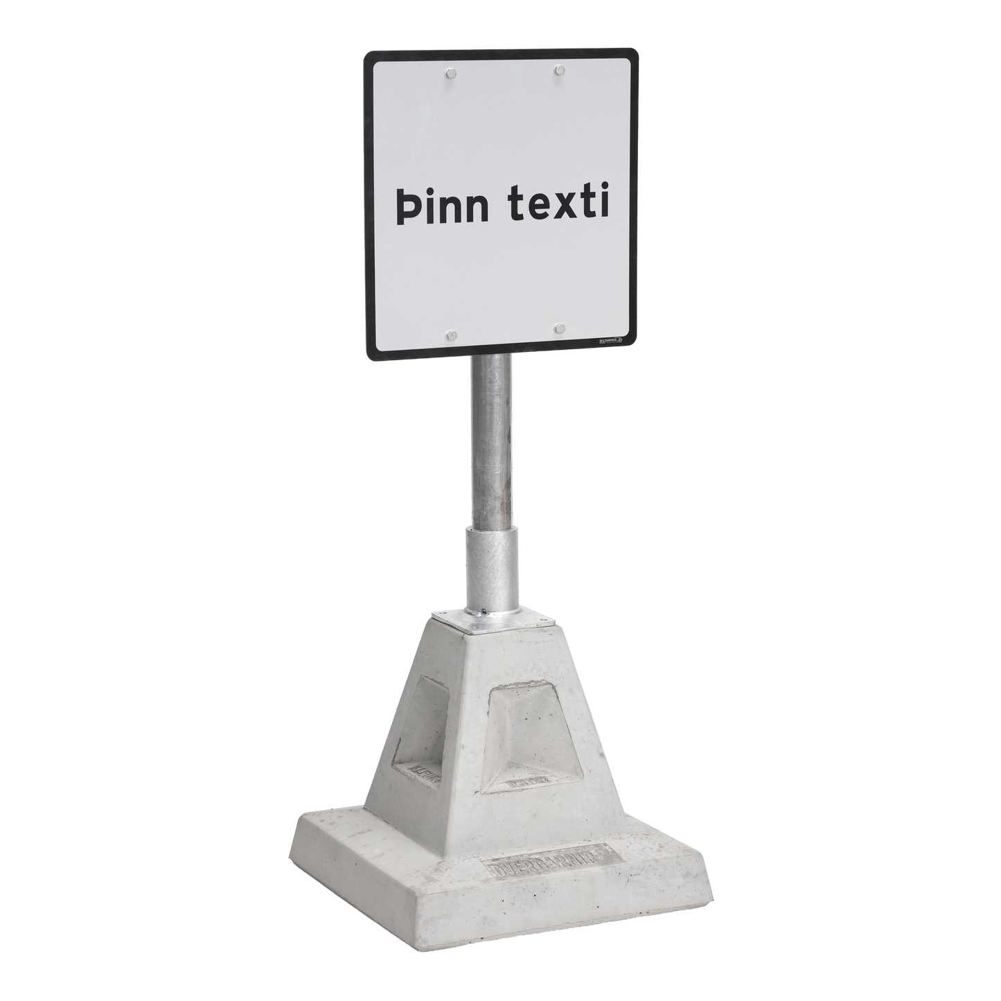 Skiltalausn 43x43mm - Álfur Plús+