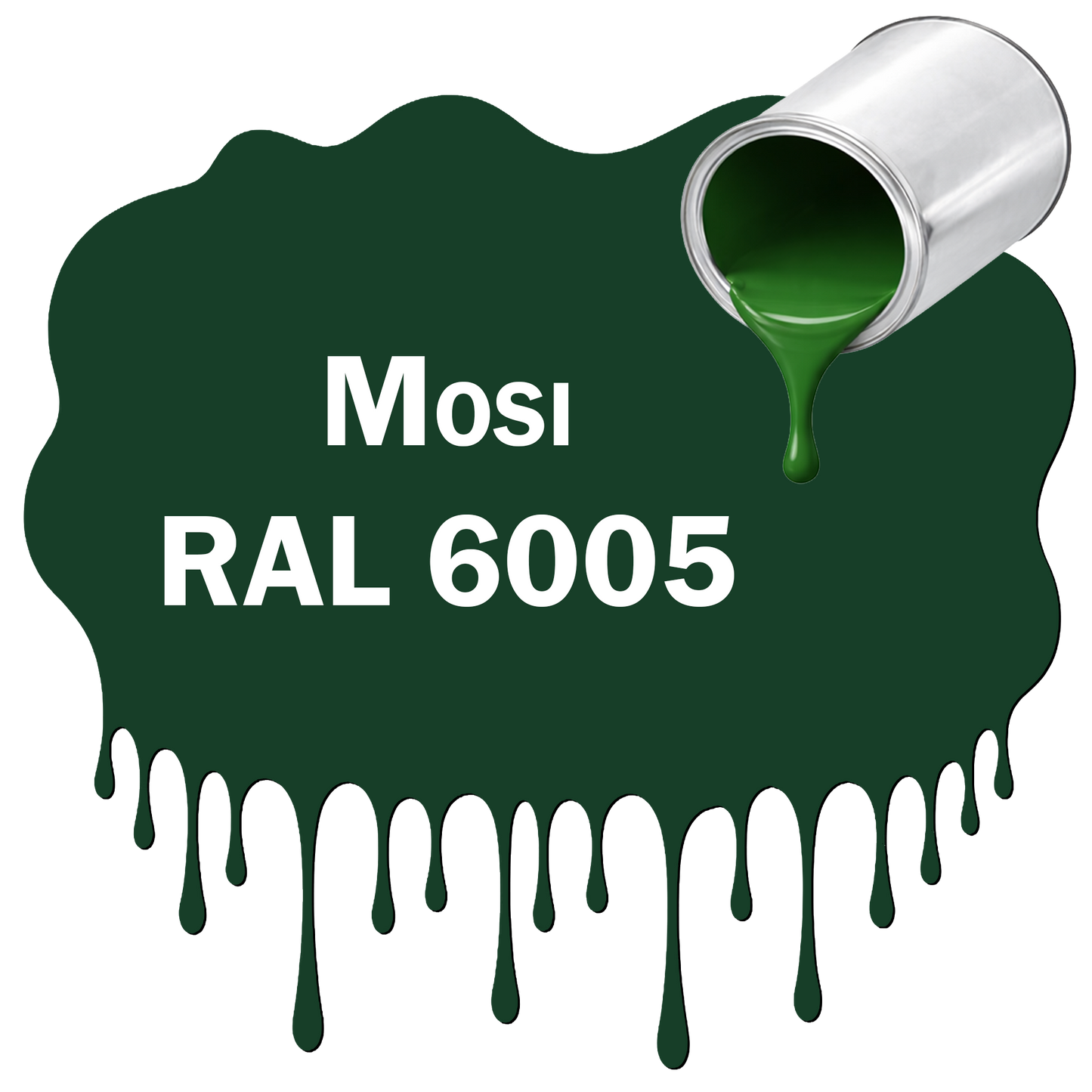 Vegrún málning Mosi