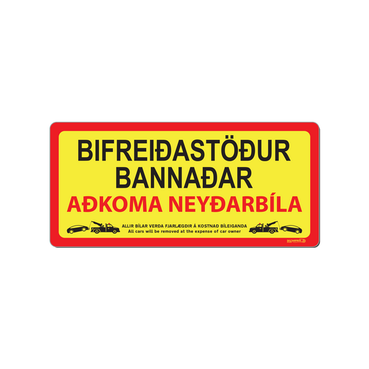 Skilti - BB Neyðarbílar