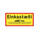 Skilti - Einkastæði