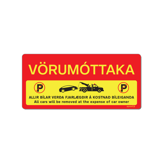Skilti - Vörumóttaka