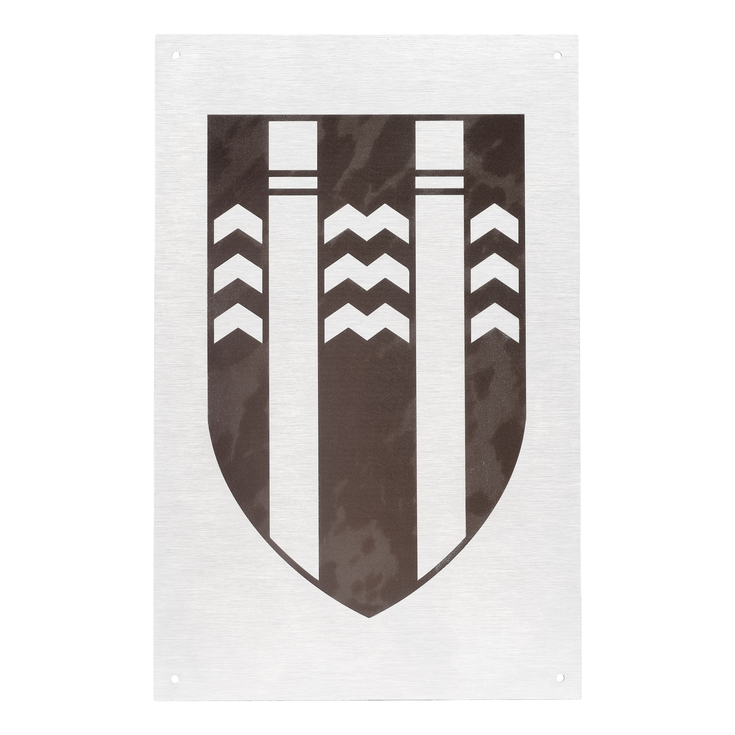 Skiltaspjald með laser merkingu Rf.