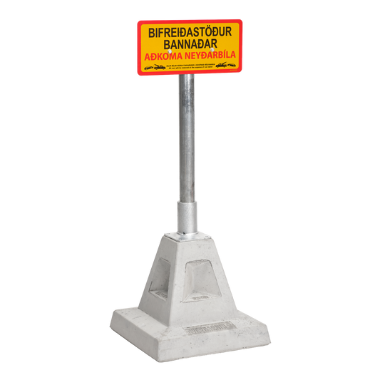 Skiltalausn 43x20mm - Álfur plús+