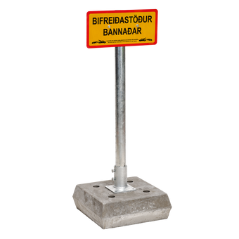 compare product Skiltalausn 43x20mm - Hnerrir