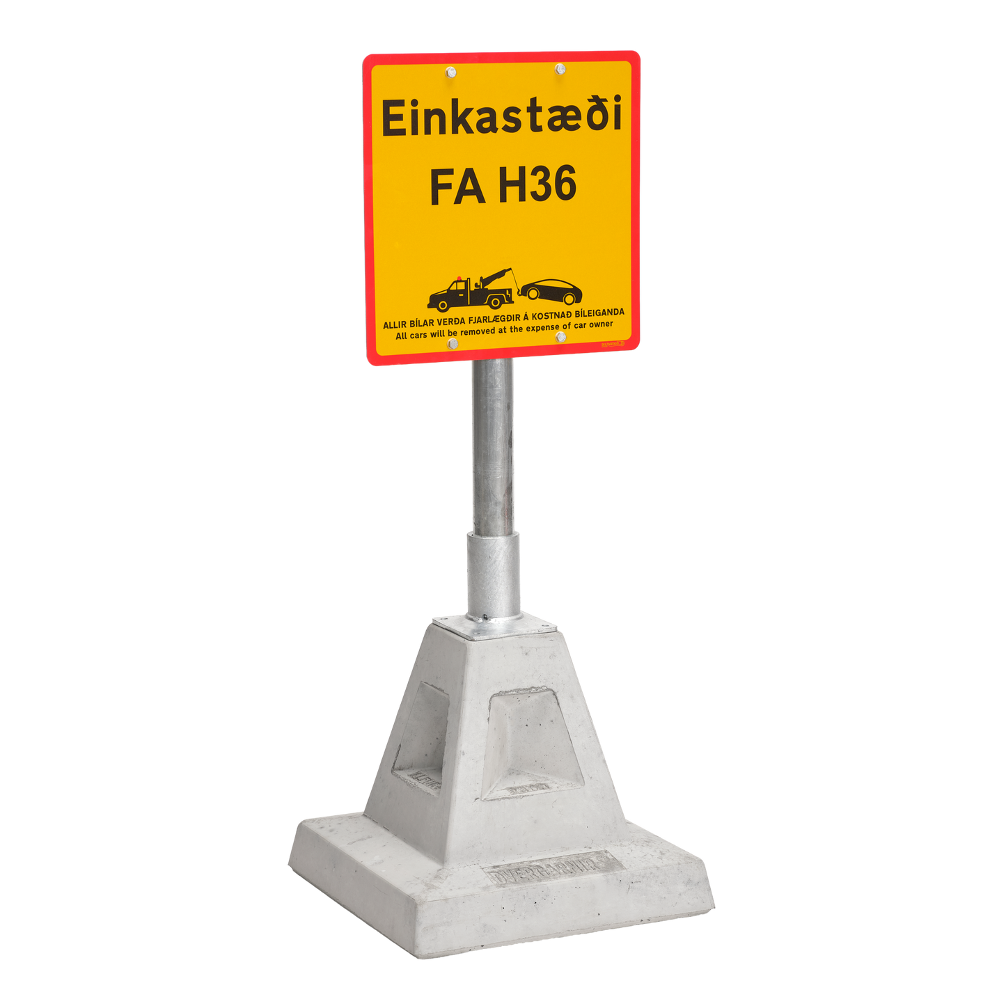 Skiltalausn 43x43mm - Álfur Plús+