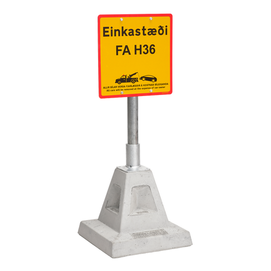 Skiltalausn 43x43mm - Álfur Plús+