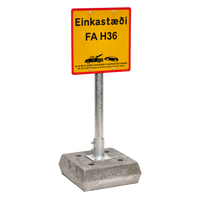 Skiltalausn 43x43mm - Hnerrir