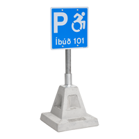 Skiltalausn 43x43mm - Álfur Plús+