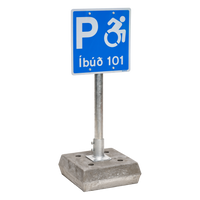 Skiltalausn 43x43mm - Hnerrir