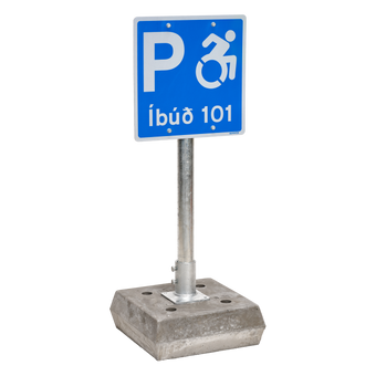 compare product Skiltalausn 43x43mm - Hnerrir