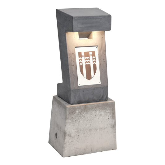 Ljósálfur með Skiltaspjaldi á Ljósheimi