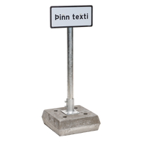 Skiltalausn 43x20mm - Hnerrir