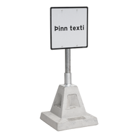 Skiltalausn 43x43mm - Álfur Plús+