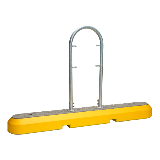 Borgarhólmi með skiltaboga